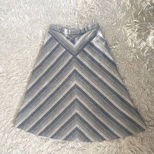 Vintage wool a-line skirt